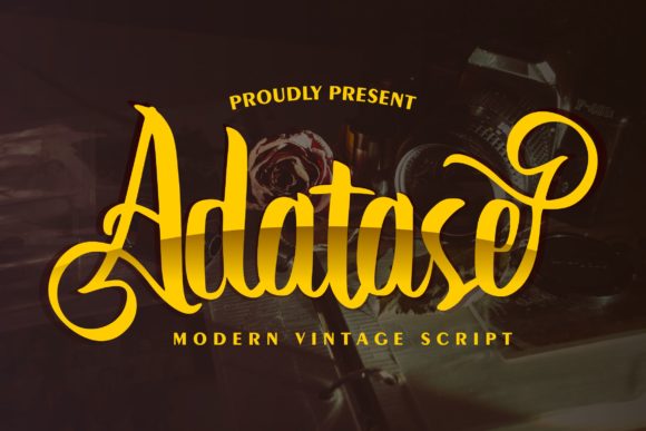 Adatase: The Handwritten Font for Authentic Branding