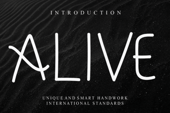 Alive: A Handwritten Font That Brings Digital Designs to Life