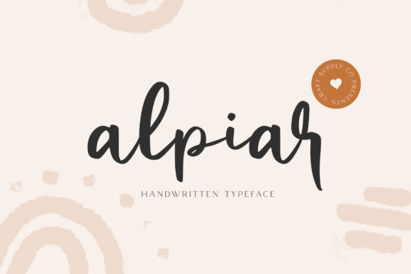 Alpiar: A Whimsical Script Font for Editorial Design