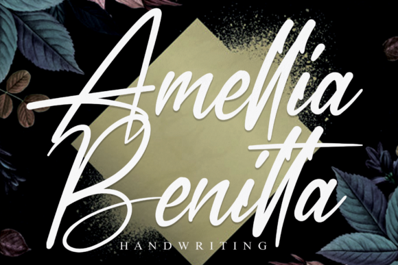 Amellia Benitta: The Elegant Handwritten Font for Scroll-Stopping Digital Campaigns