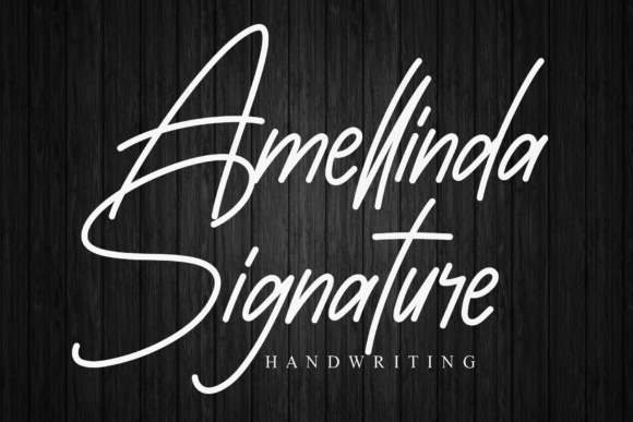 Amellinda Signaturere: A Handwritten Font That Elevates Campaign Visuals
