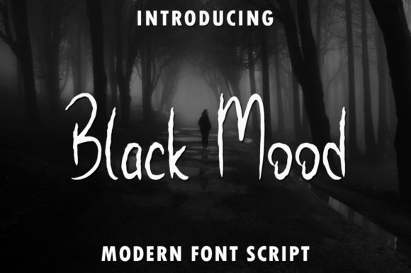 Black Mood: A Bold Handwritten Font for Impactful Web Design