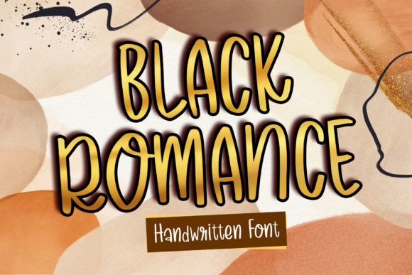 Black Romance: A Handwritten Font That Elevates Your Brand