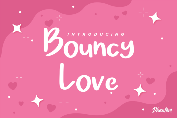 Bouncy Love: A Handwritten Font for Makers