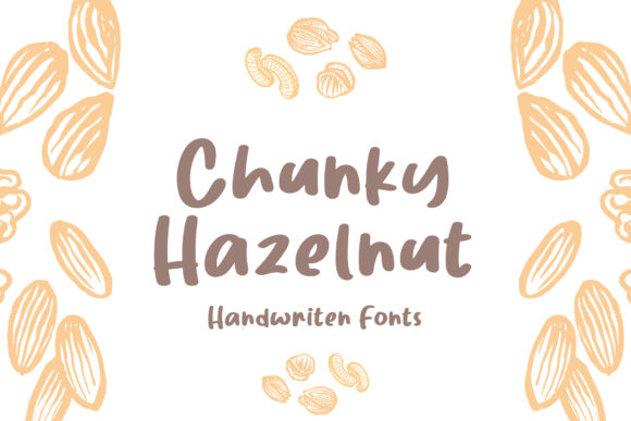 Chunky Hazelnut: A Playful Handwritten Font for Web Design