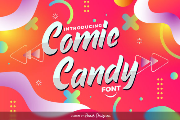 Comic Candy: A Playful Script Font for Scroll-Stopping Marketing Designs