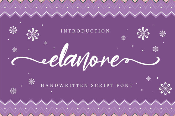 Elanore: A Whimsical Script Font for Small Business Branding
