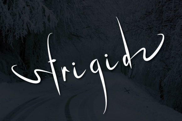 Enhance Digital Designs with the Frigid Handwritten Font