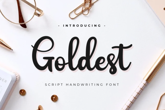 Goldest: A Bold Handwritten Font for Scroll-Stopping Digital Design