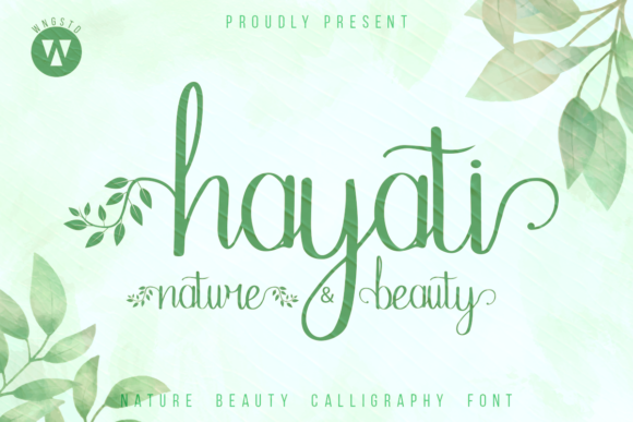 Hayati: A Nature-Inspired Handwritten Font for Web Design