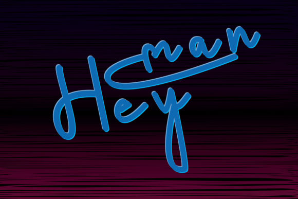 Heyman: A Casual Handwritten Font Perfect for Crafters and Sellers