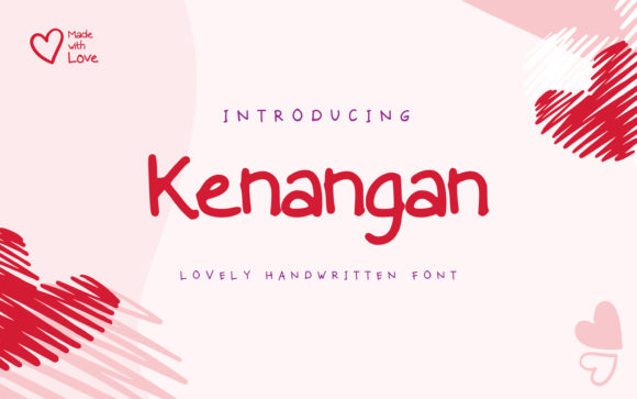 Kenangan: A Handwritten Font for Modern Web Design