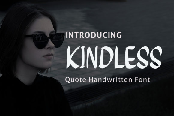 Kindless: A Modern Script Font for Editorial Design