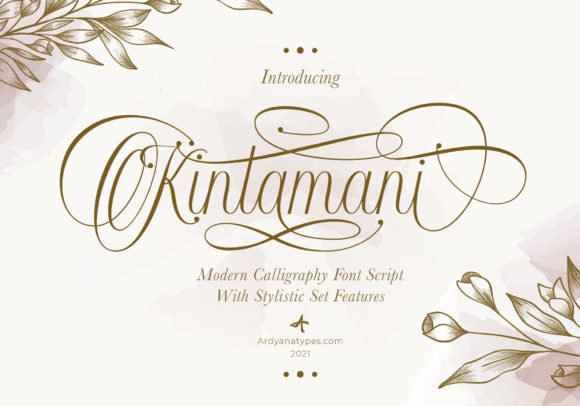 Kintamani: A Romantic Handwritten Font for Crafters