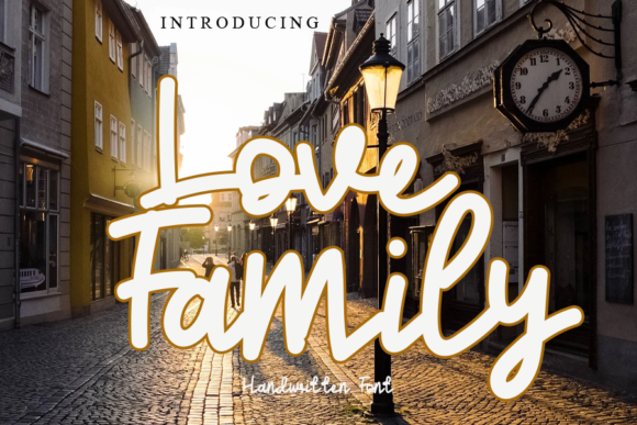 Love Family: A Sweet Handwritten Font for Warm Brand Identities