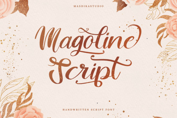 Magoline: A Dazzling Script Font for Editorial Design