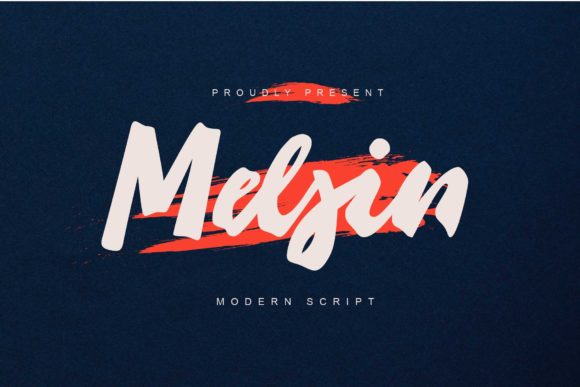 Melsin: A Bold Handwritten Font for Modern Branding Projects