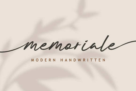 Memoriale: A Refined Handwritten Font for Editorial Design