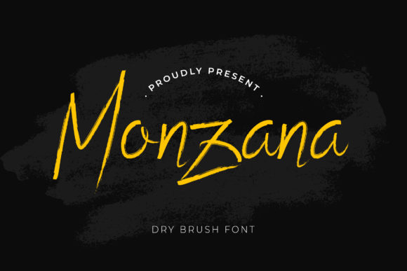 Monzana: A Modern Script Font for Web Design