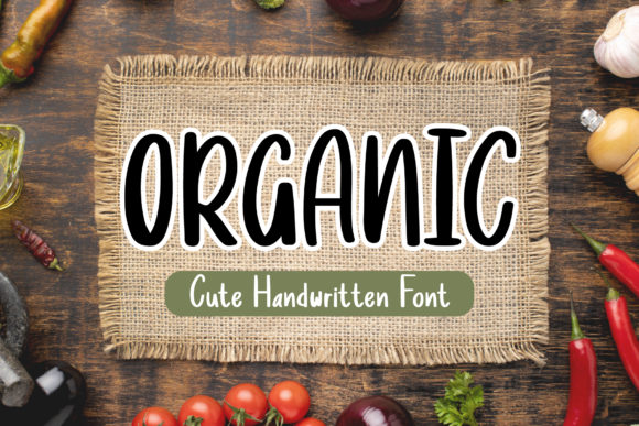 Organic: A Handwritten Font for Editorial Design