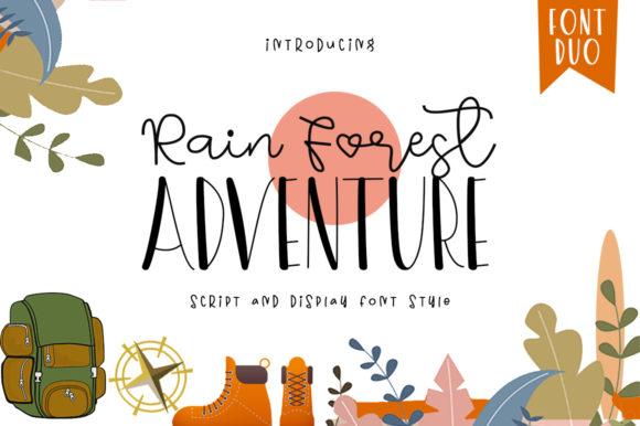 Rain Forest Adventure: A Versatile Display Font for Web Design