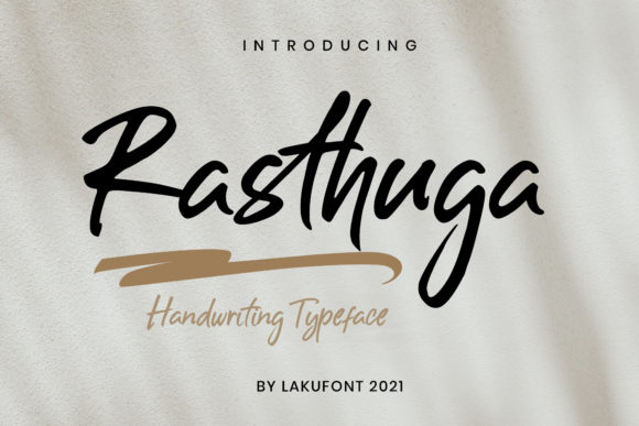 Rasthuga: A Handwritten Font for Your Brand