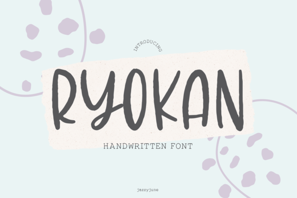 Ryokan: A Handwritten Font for Modern Editorial Design