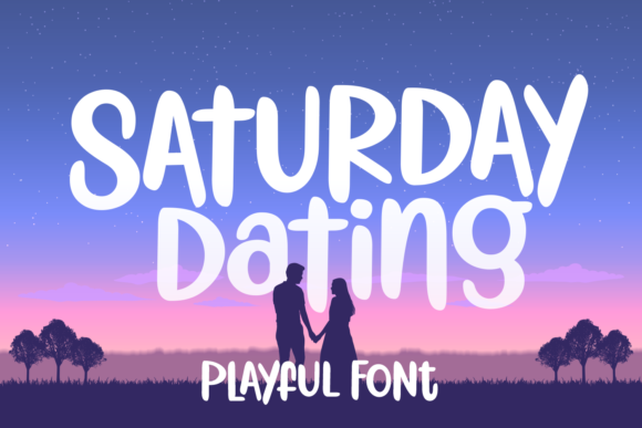 Saturday Dating: A Fresh Handwritten Font for Playful Branding Projects