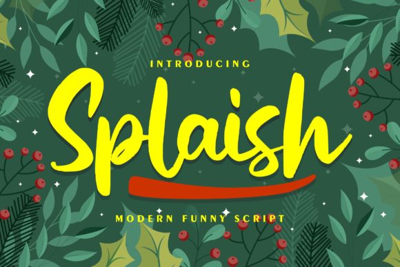 Splaish: The Handwritten Font for Bold Campaigns