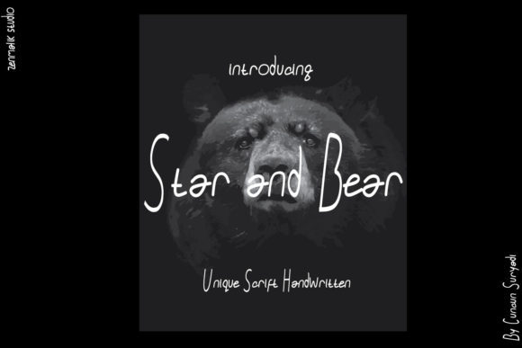 Star and Bear: A Handwritten Font That Elevates Small Business Branding