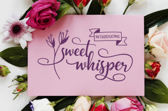 Sweet Whisper: A Review of This Elegant Script Typeface