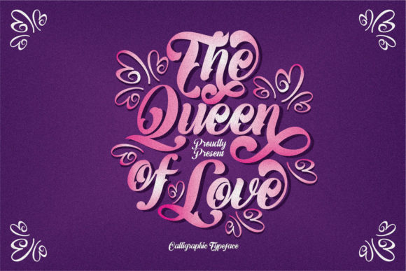 The Queen of Love: A Premium Script Font for Campaigns