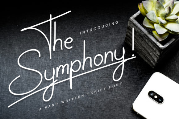 The Symphony: A Balanced Handwritten Font for Campaigns