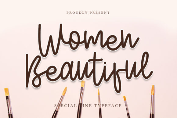 Women Beautiful: A Designer’s Go-To Handwritten Font for Warm Brand Identities
